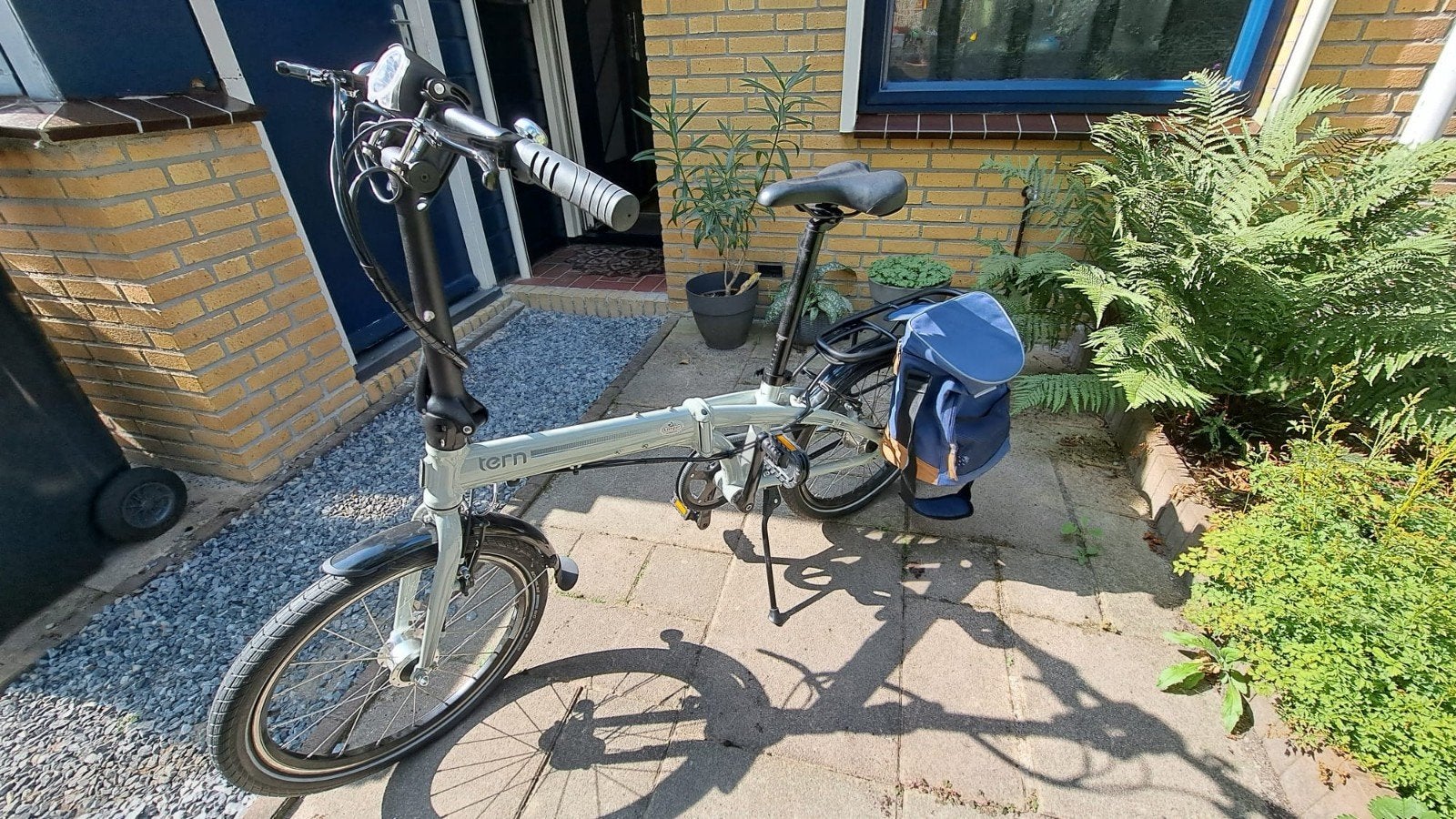 Tern Link, D71 207-G DR, kleur: cement. uit 2020, Fietsen en Brommers, Ophalen, Zo goed als nieuw, Tern link