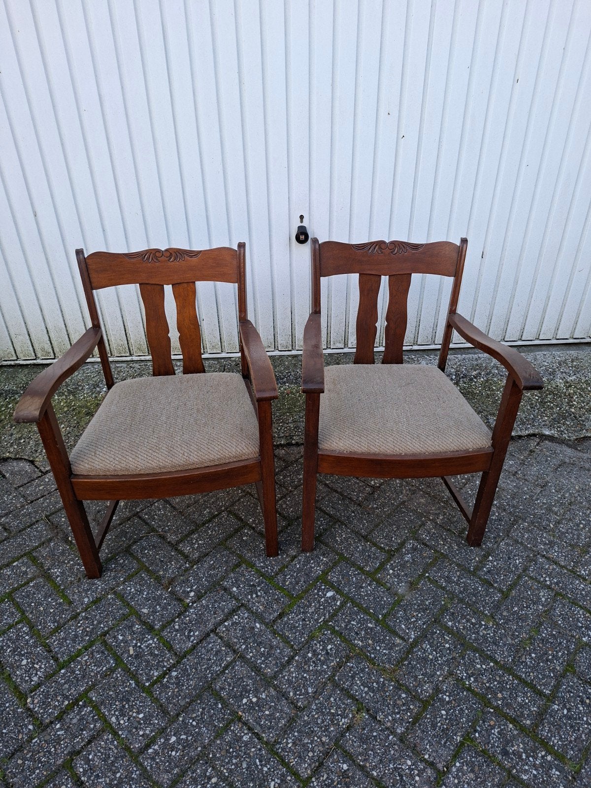 retro stoelen, Ophalen