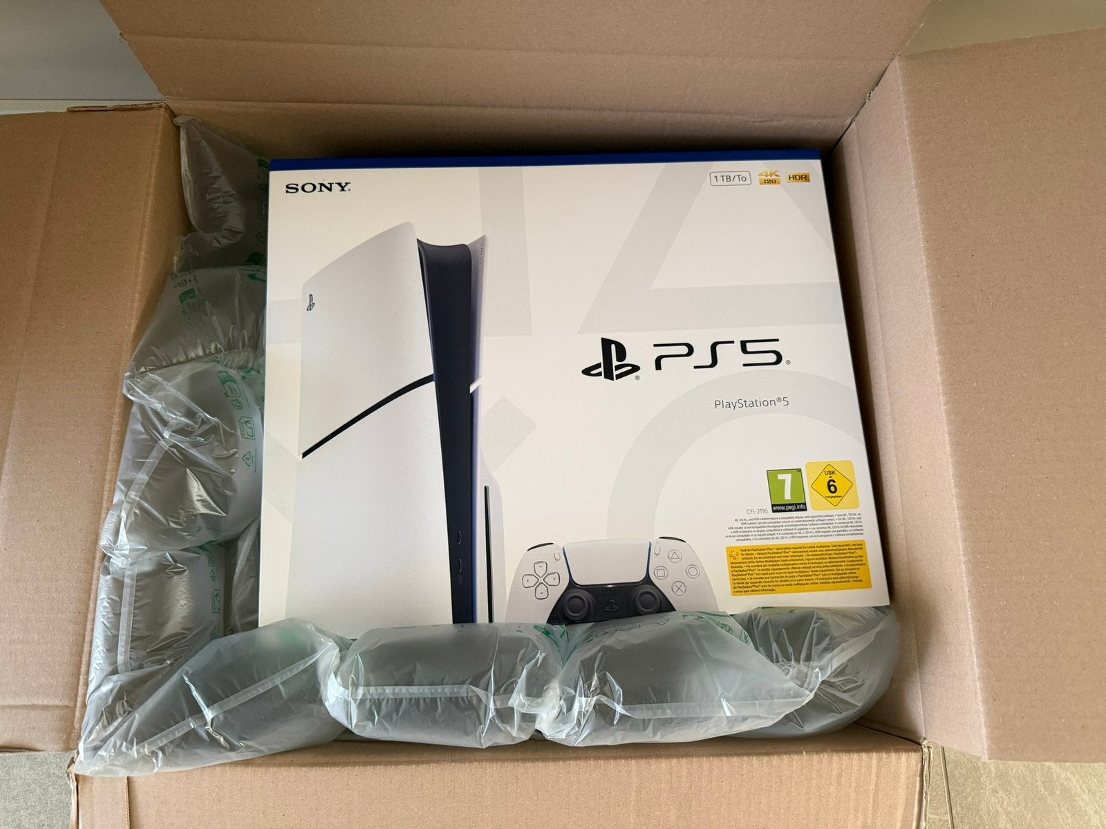 NIEUW/GESEALD Playstation 5 Slim Disk 1TB bon + 2jr garantie, Spelcomputers en Games, Spelcomputers | Sony PlayStation 5, Ophalen of Verzenden