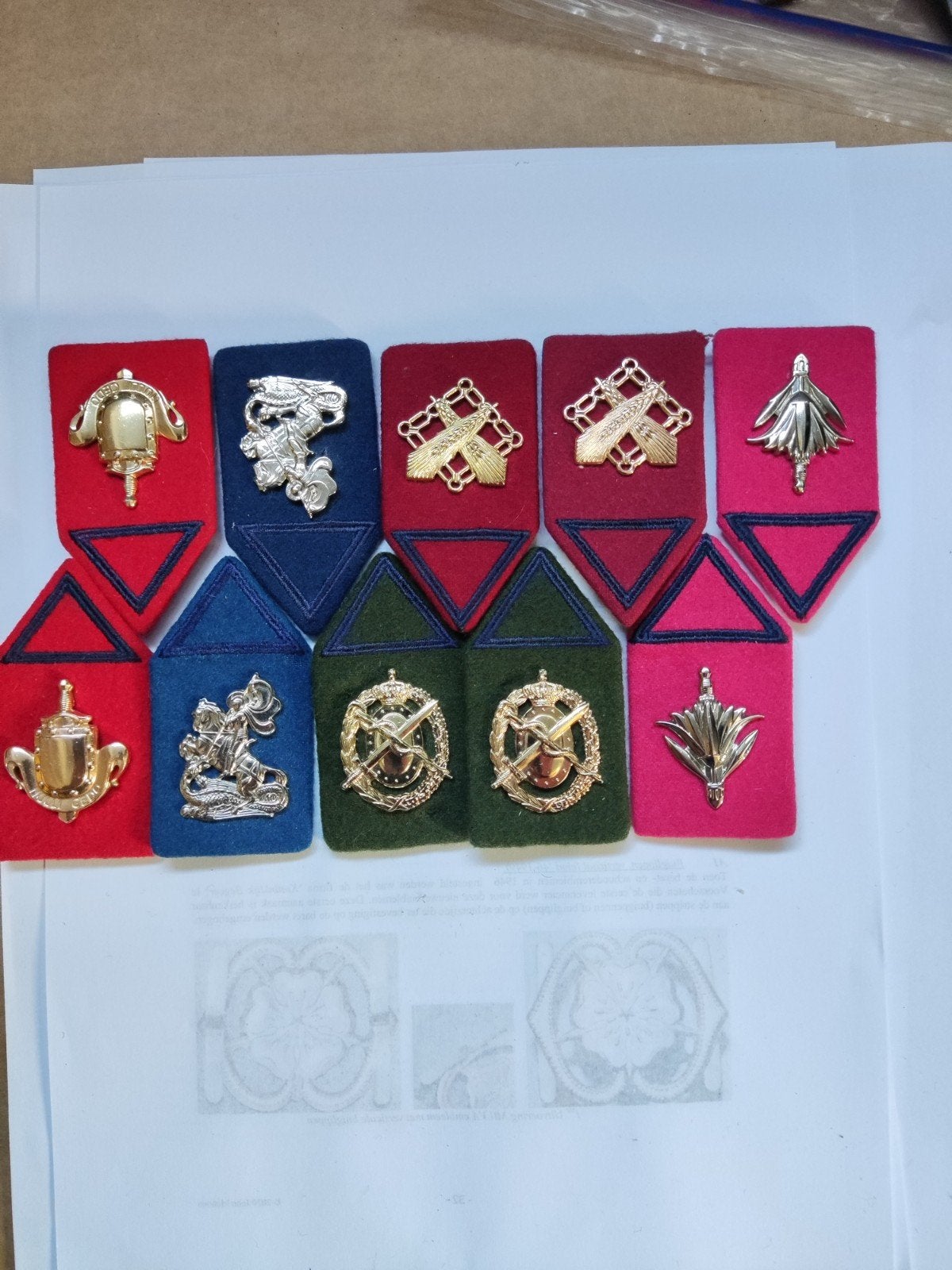 Reserve onderofficier verschillende wapens en dienstvakken.n, Verzamelen, Militaria | Algemeen, Ophalen of Verzenden, Landmacht