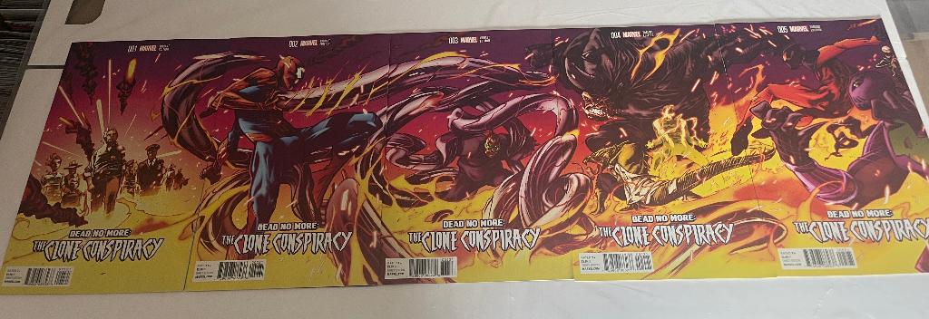 The Clone Conspiracy #1-5 Alexander Lozano Connecting, Amerika, Complete serie of reeks, Dan Slott, Ophalen of Verzenden
