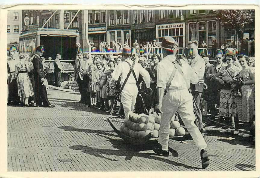 300-424-021 Alkmaar Kaasdragers, Verzenden, Voor 1920, Noord-Holland