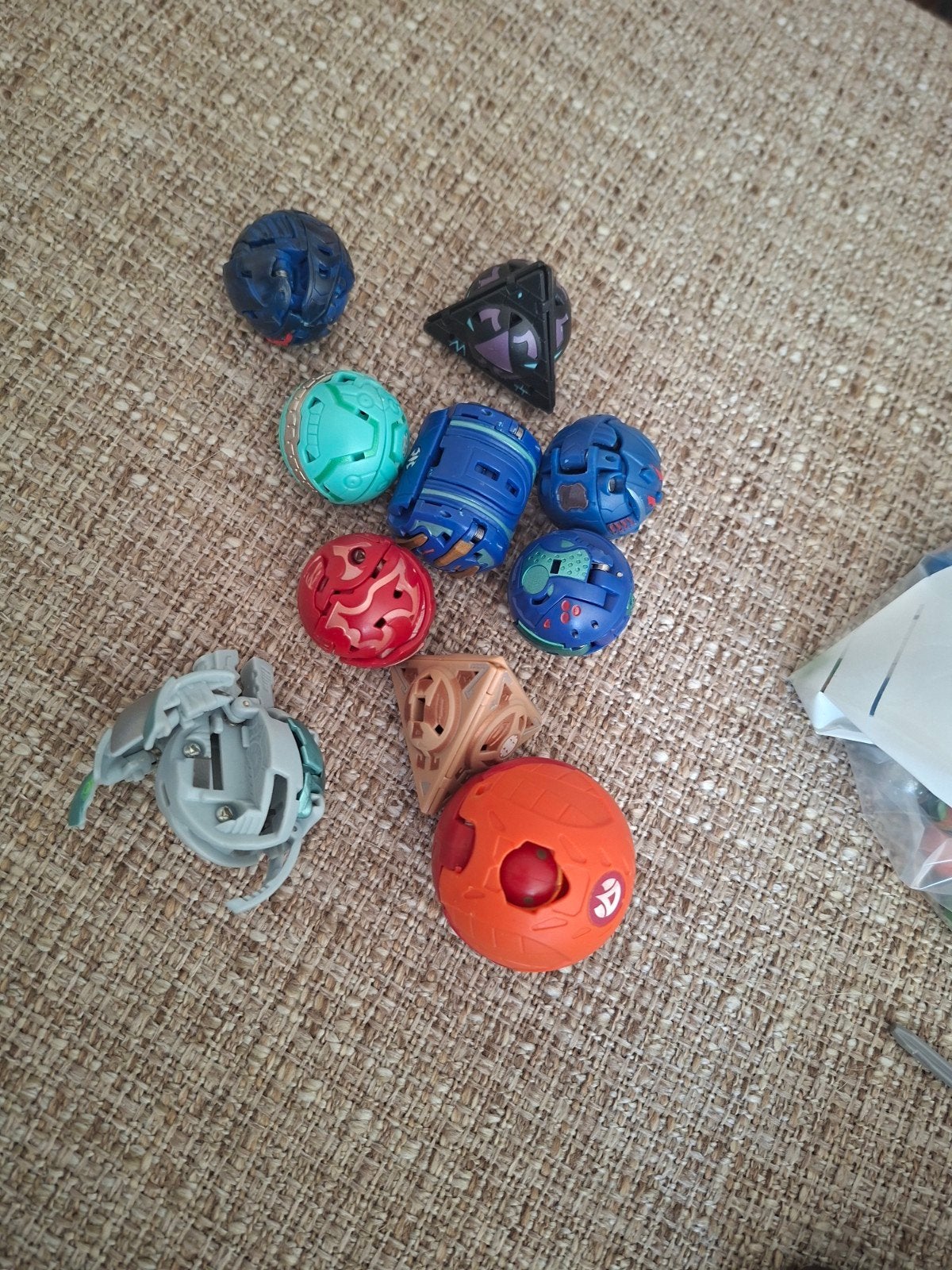 Bakugan-ballen, Ophalen, Gebruikt