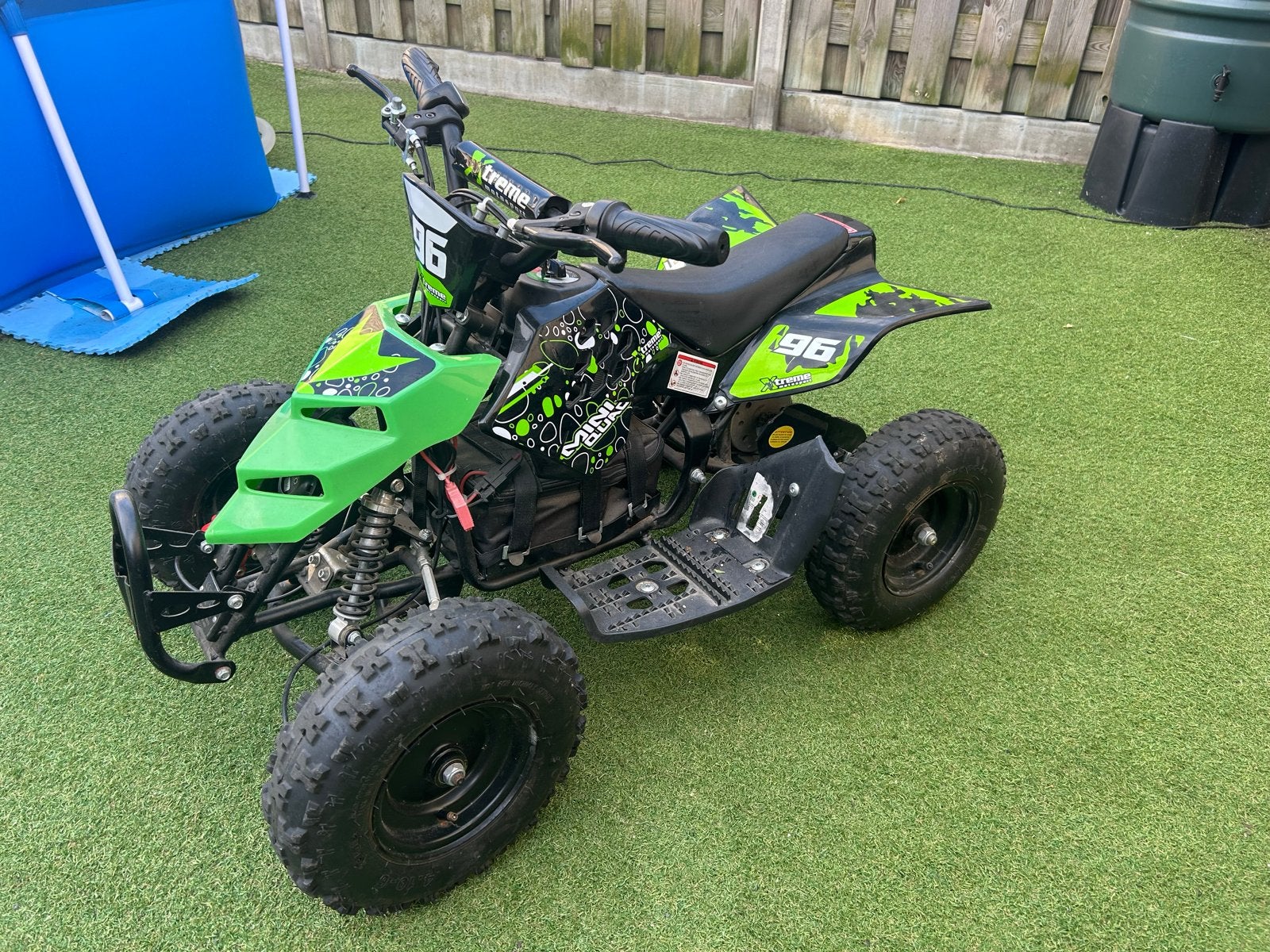 Elektrische Mini Quad voor Kinderen - Groen/Zwart, Ophalen