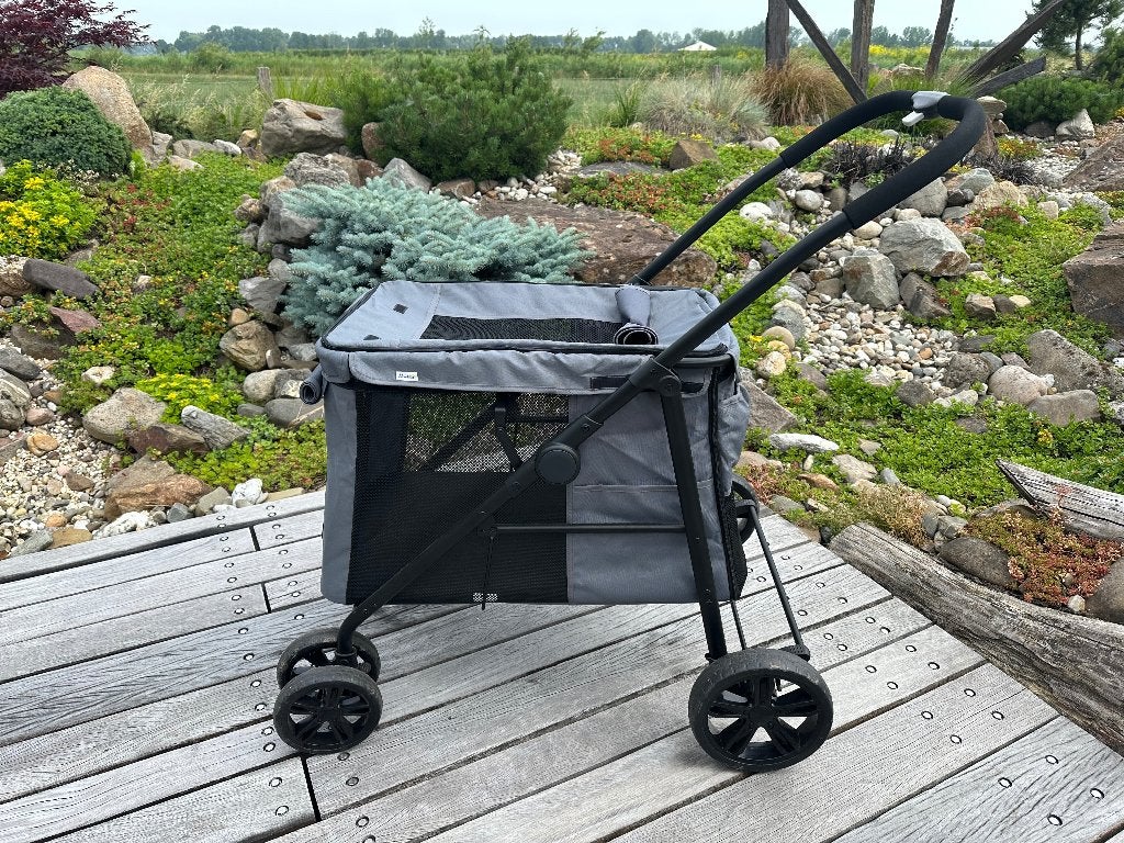 Hondenwagen tot 20 kilo PawHut zwart/grijs, Ophalen, Nieuw