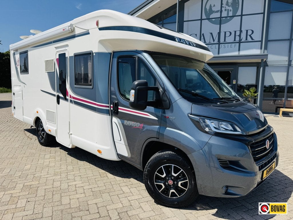 Rapido Premium Edition 696 F Automaat Airco Trekhaak, Automaat, Ringverwarming, Buitenlamp, Fiat