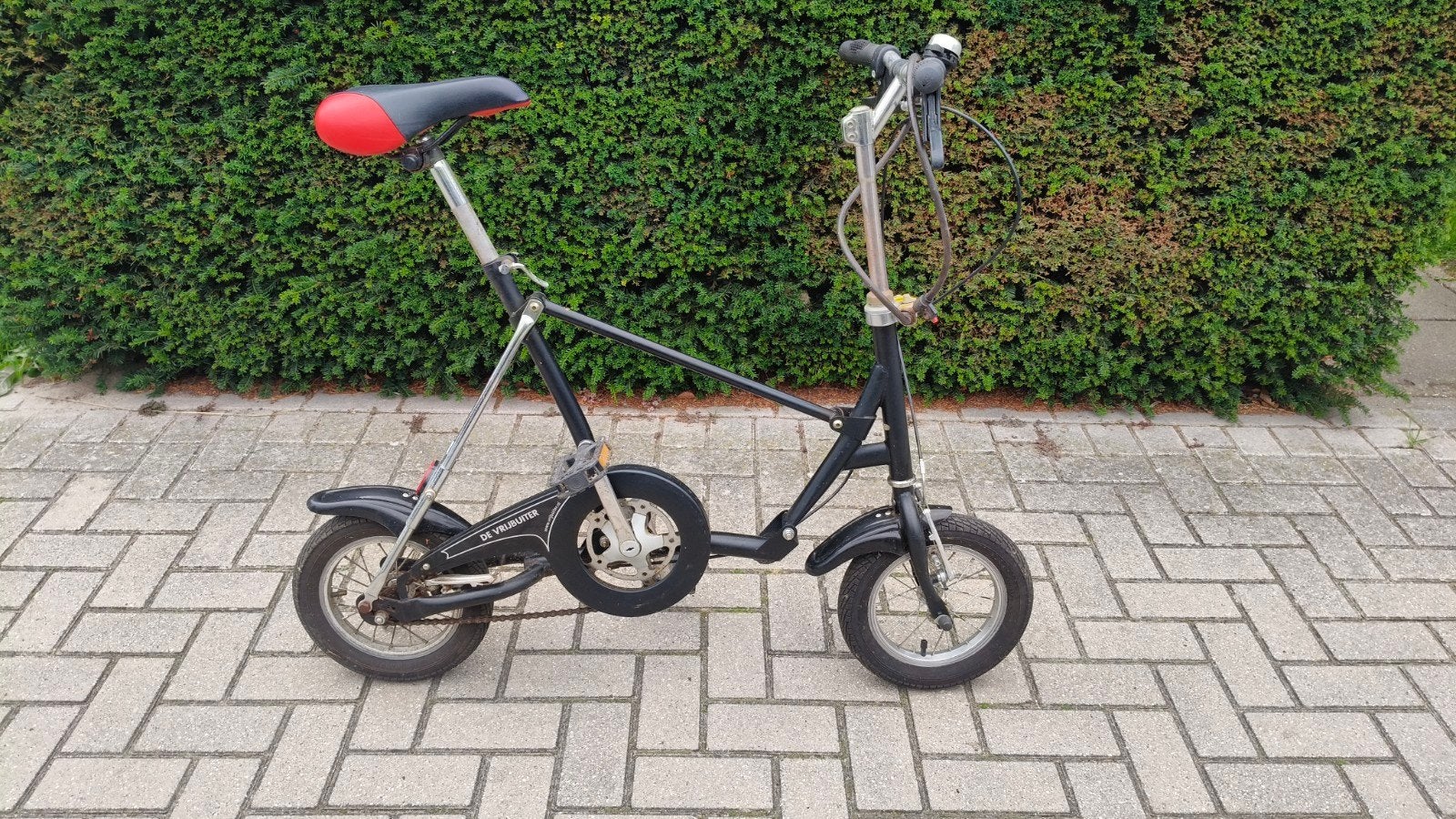 Vintage De Vrijbuiter vouwfiets – retro model, Fietsen en Brommers, Gebruikt, 14 tot 16 inch, Dames, Deels opvouwbaar