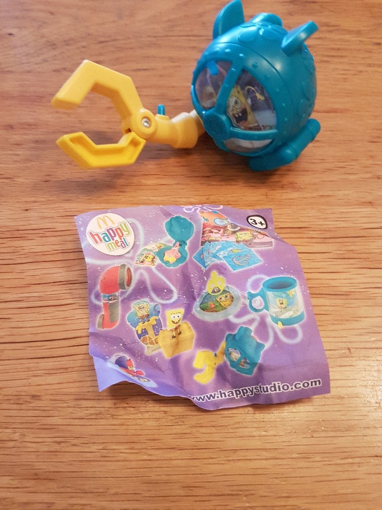 Spongebob Explorer Claw, happy meal Mc. Donalds, nieuw, Verzamelen, Ophalen of Verzenden, Nieuw