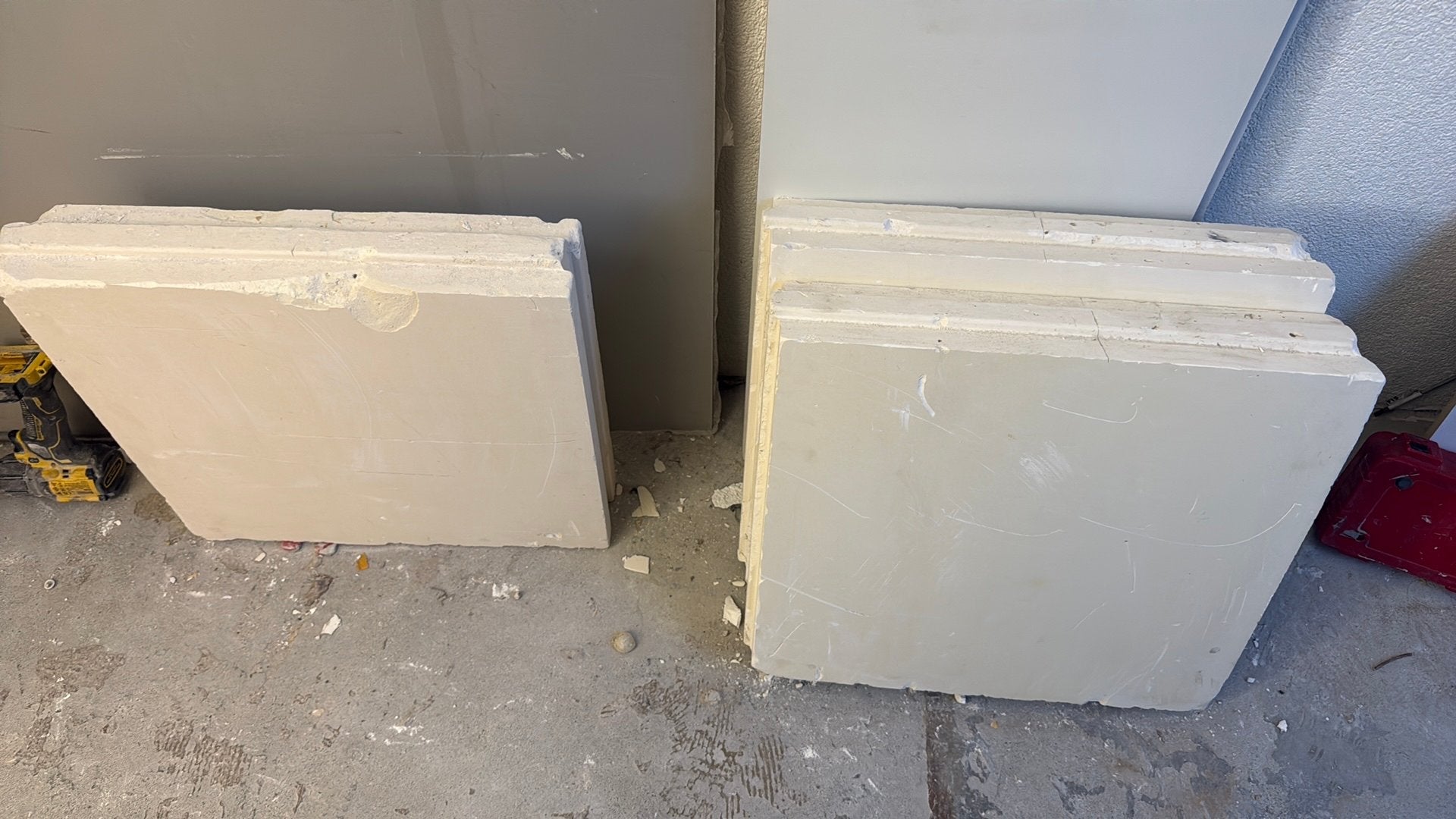 Gipsblokken 50cm bij 45cm bij 10 cm, Ophalen, Zo goed als nieuw