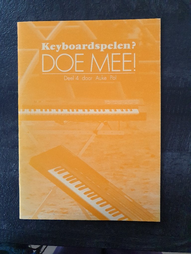 Bladmuziek Keyboard / Keyboardspelen doe mee deel 4, Les of Cursus, Nieuw, Ophalen of Verzenden, Keyboard