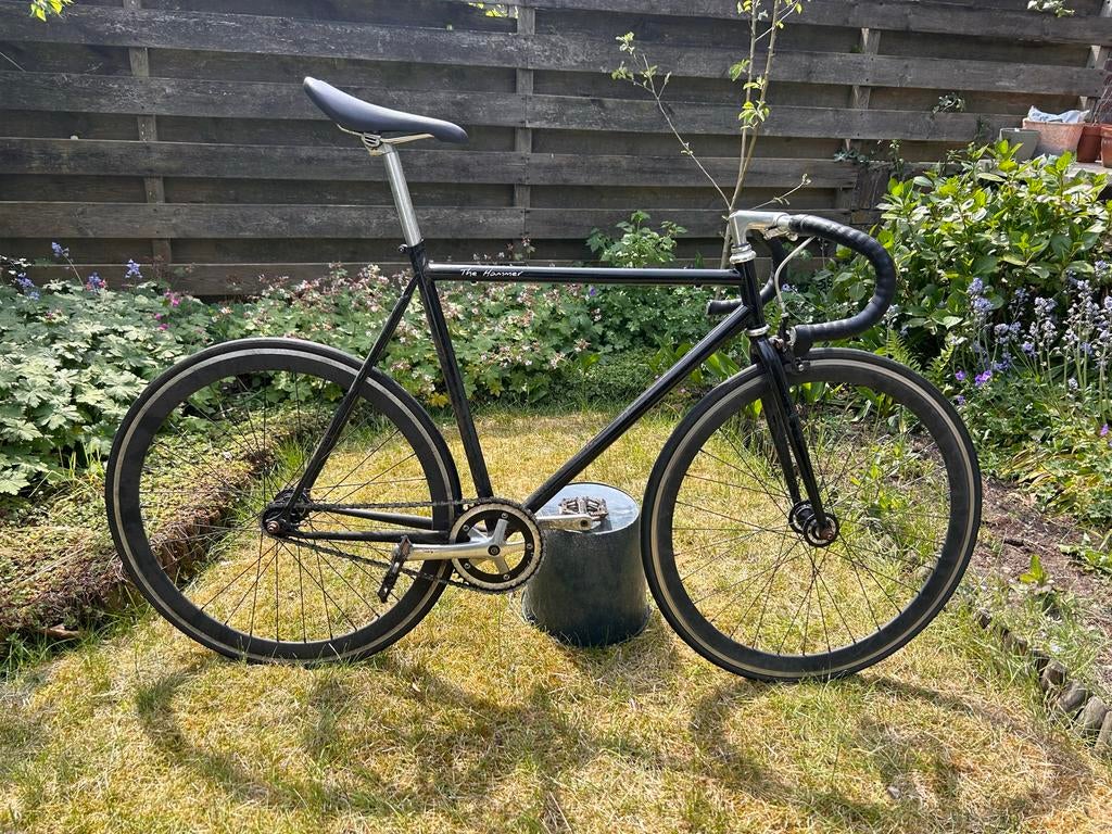 Fixie fiets / single speed, Fietsen en Brommers, Fietsen | Heren | Herenfietsen, Gebruikt, Overige merken, Versnellingen, Velgrem