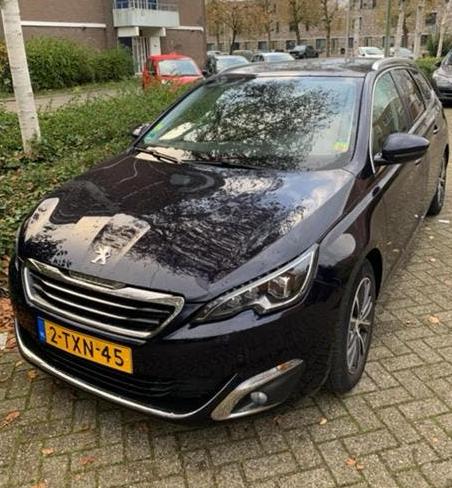 Peugeot 308 1.6 E-hdi allure 88 KW SW 2014 Blauw, Voorwielaandrijving, Stof, 4 cilinders, Blauw