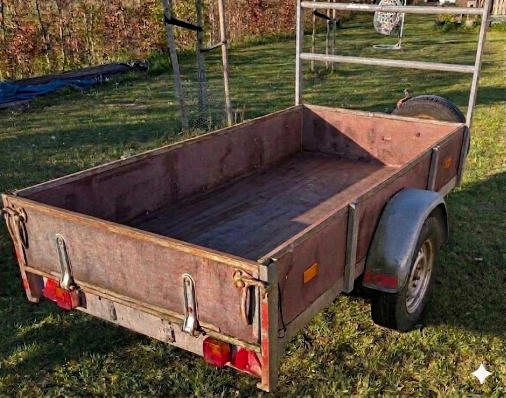 aanhangwagen met goede banden, Ophalen of Verzenden, Gebruikt