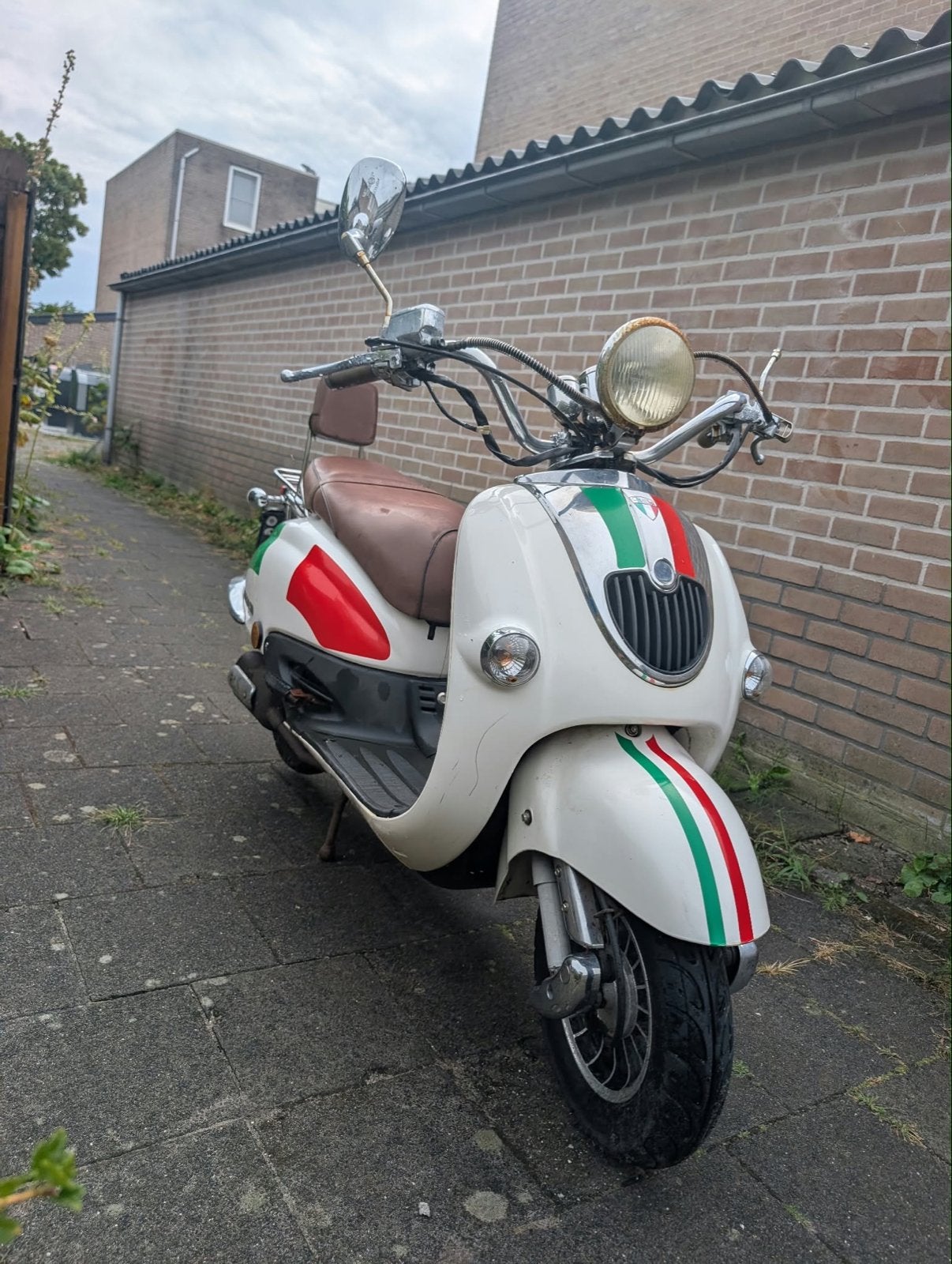 Luuko Retro 50 Scooter - Italiaanse Stijl, Gebruikt, Benzine, Ophalen, Overige merken