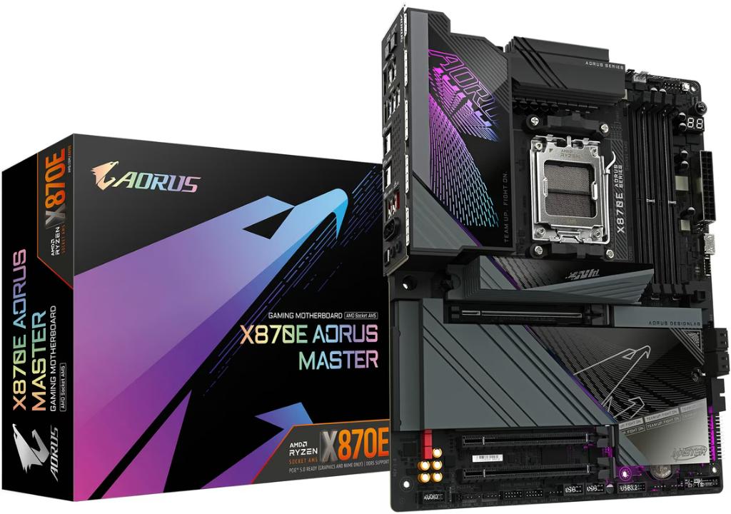 Gigabyte X870E AORUS MASTER, Ophalen of Verzenden, Zo goed als nieuw, ATX, DDR5