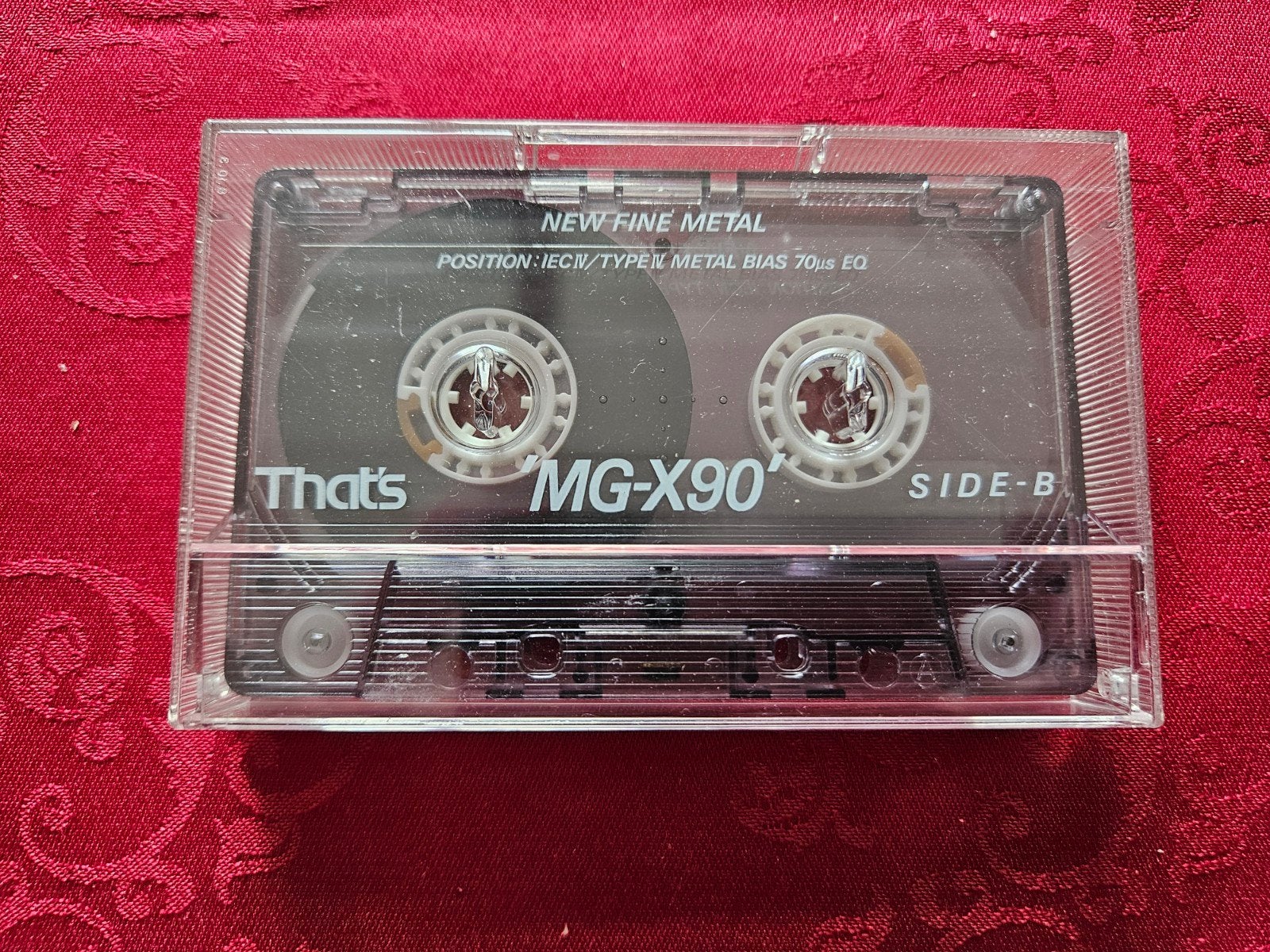 Thats metal cassettebandje mg-x90, Cd's en Dvd's, Ophalen of Verzenden, Gebruikt, 1 bandje