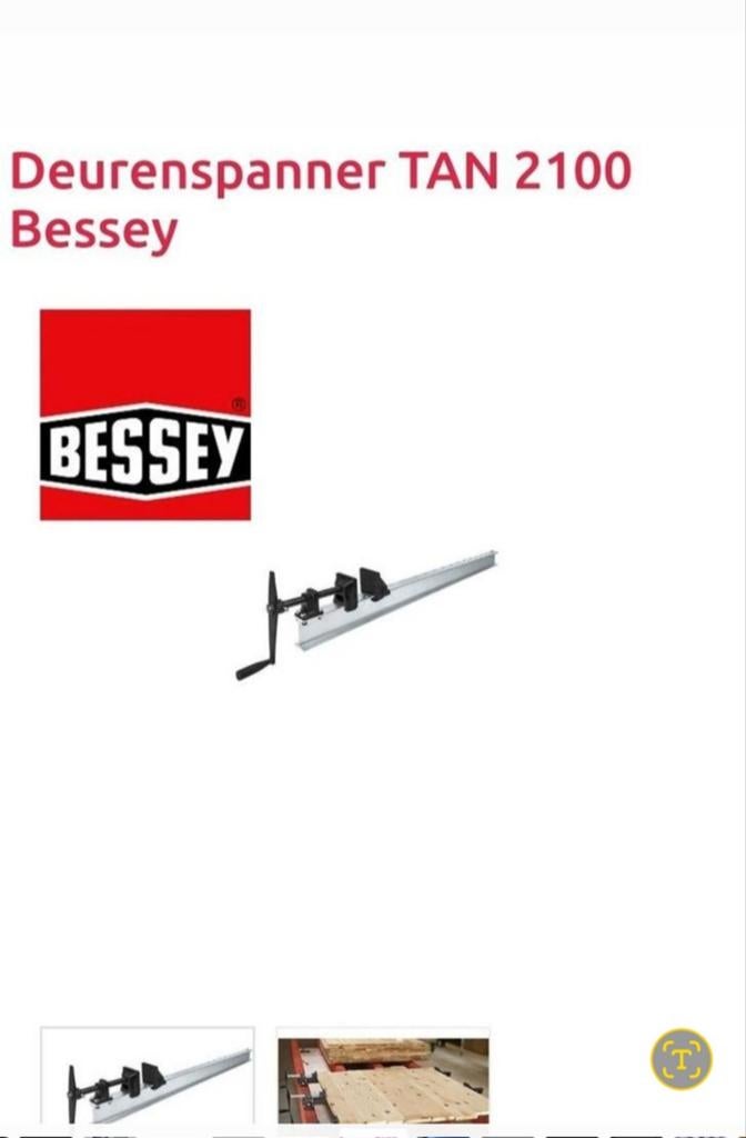 Deurspanner Tan 2100 Bessey, Ophalen of Verzenden, Nieuw, 200 tot 215 cm