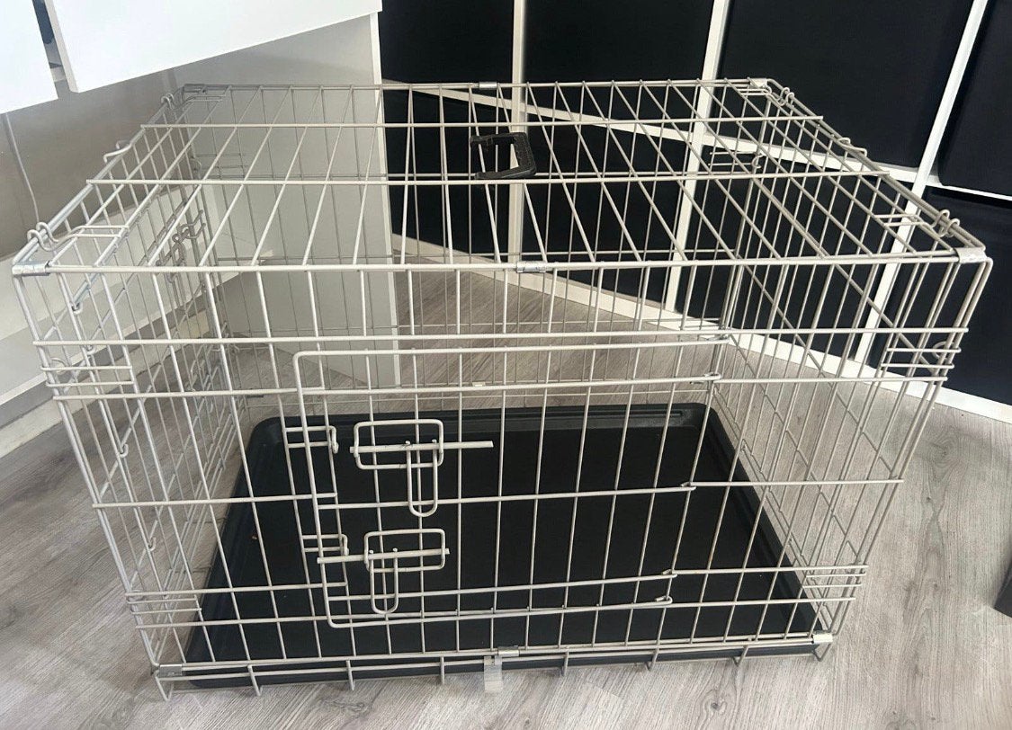 Honden bench medium, Dieren en Toebehoren, Hondenhokken, Ophalen of Verzenden, Zo goed als nieuw, Minder dan 75 cm