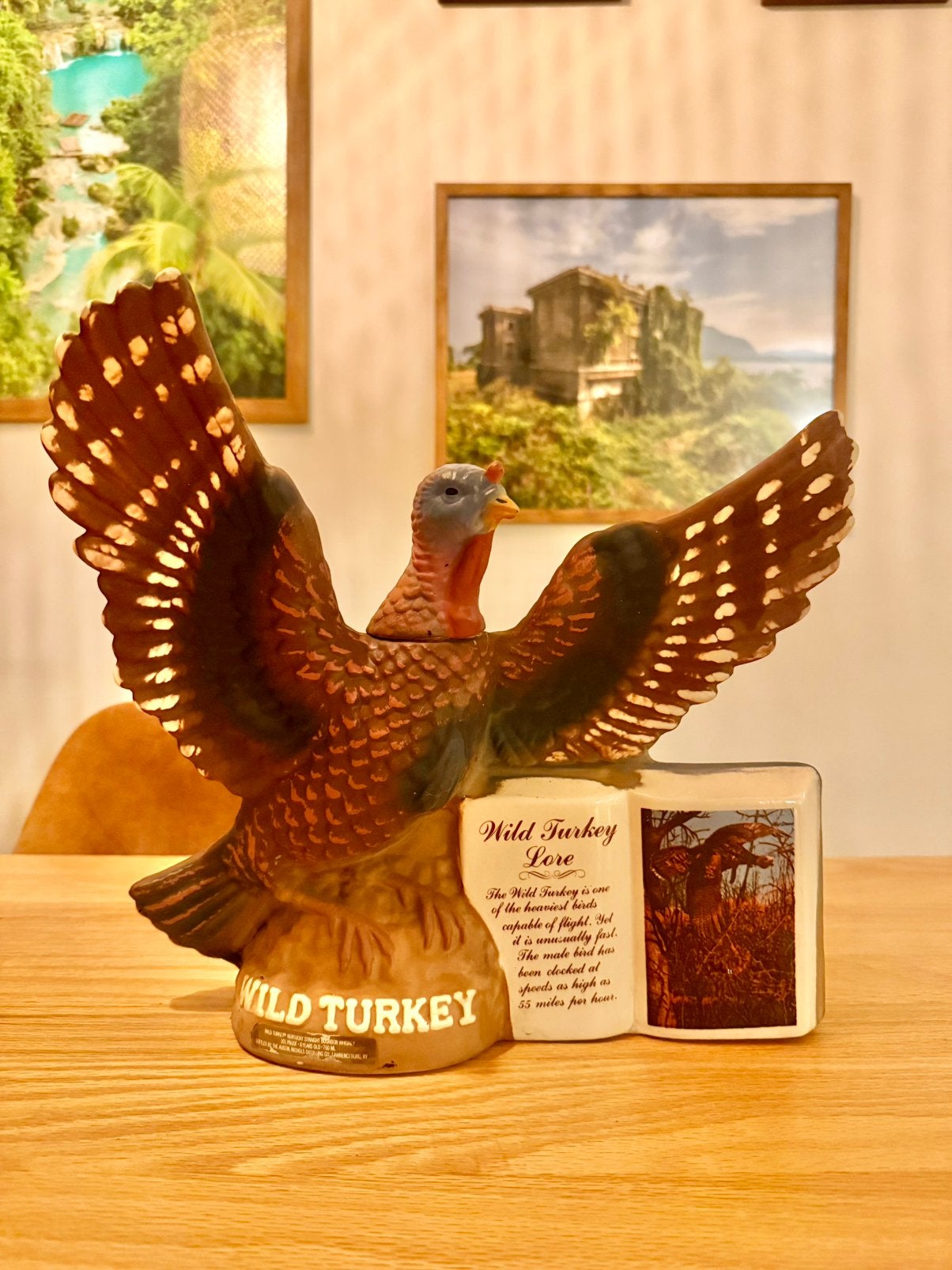 Vintage Wild Turkey Whisky Decanter 1979 Austin Nicholes, Ophalen of Verzenden, Zo goed als nieuw