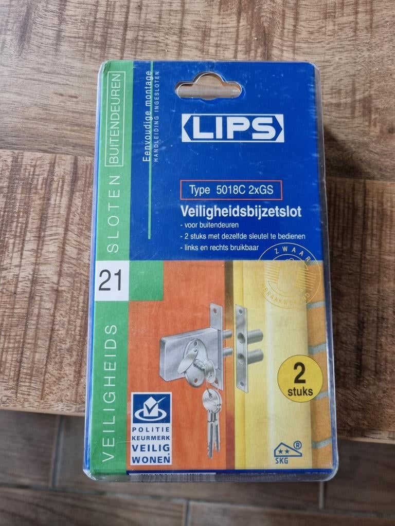 Lips veiligheidsbijzetslot nieuw ( omschrijving ), Ophalen, Nieuw, Slot