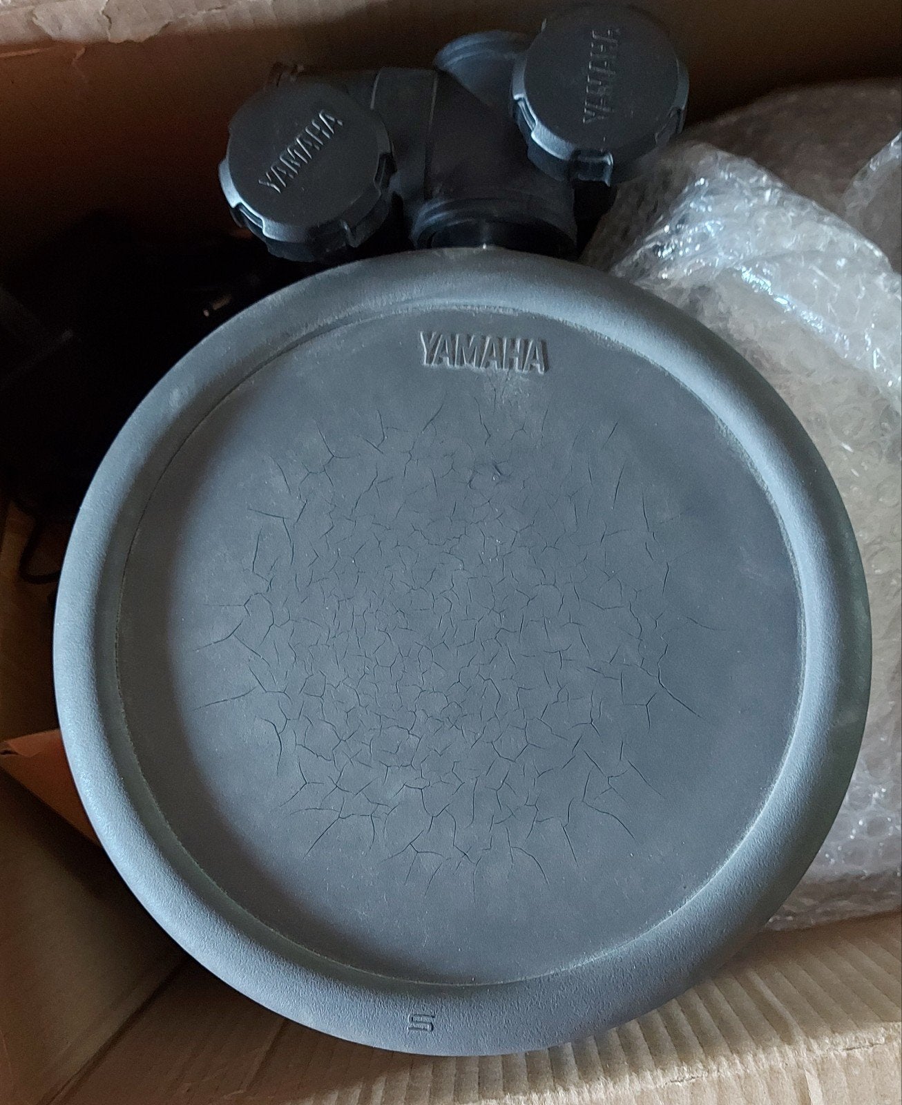 Yamaha TP70s Dual Zone Drum Pad, met Rack Clamp, Muziek en Instrumenten, Ophalen of Verzenden, Zo goed als nieuw, Drums of Percussie