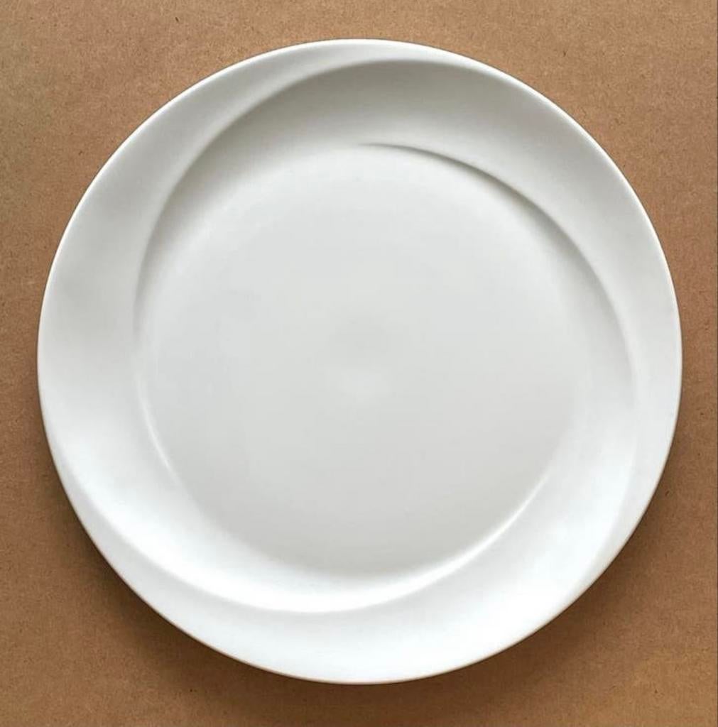 ZGAN GROOT Wedgwood Solar Bone China Taart-Bord Gebaks-Bord, Ophalen of Verzenden, Zo goed als nieuw, Wedgwood, Bord(en)