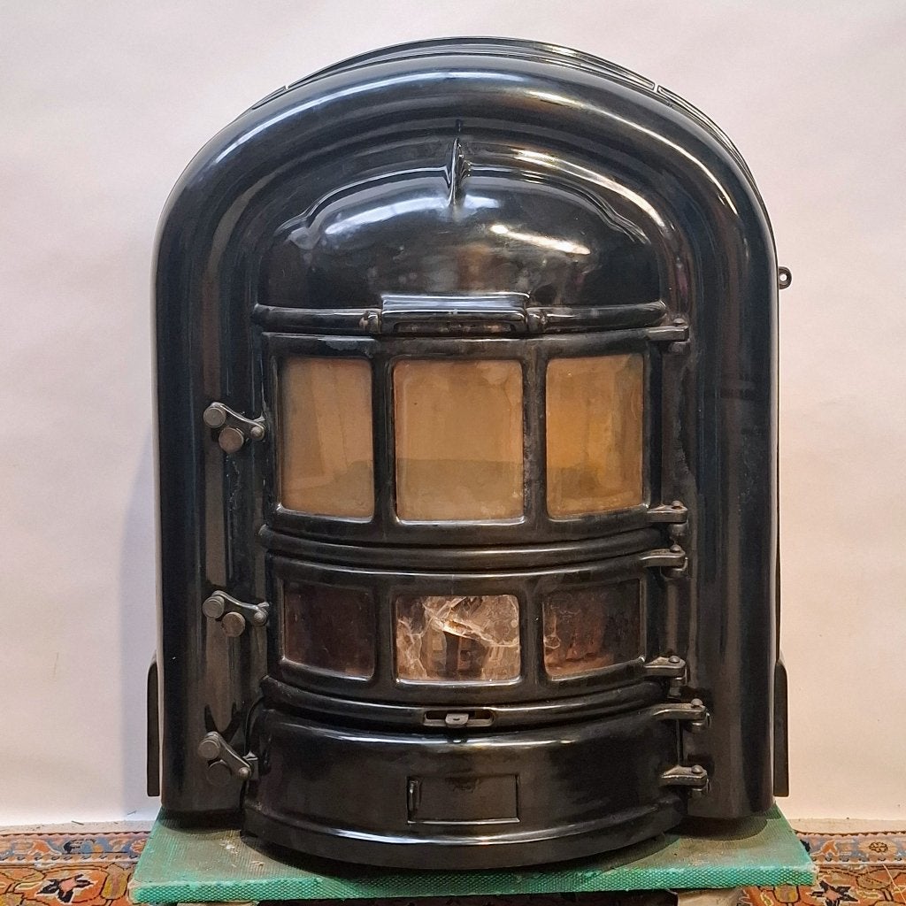 Antieke gietijzeren kachel - B 63,5 x D 37 x H 75 cm, Huis en Inrichting, Ophalen, Gebruikt, Niet van toepassing, Overige brandstoffen