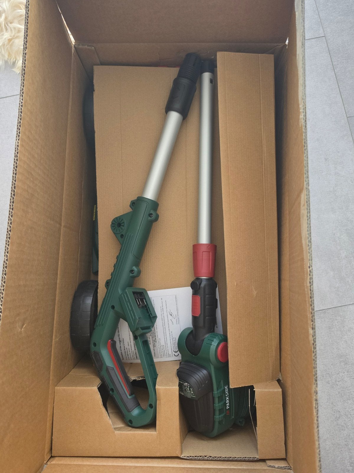 Nieuw in de doos Parkside Accu Grasmaaier / Trimmer  20V, Tuin en Terras, Cirkelmaaier, Minder dan 30 cm, Accu-grasmaaier, Nieuw