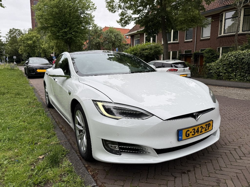 Tesla Model S 100D | FSD | MCU2 | Panoramadak |, Automaat, 110 €/maand, Model S, Wit