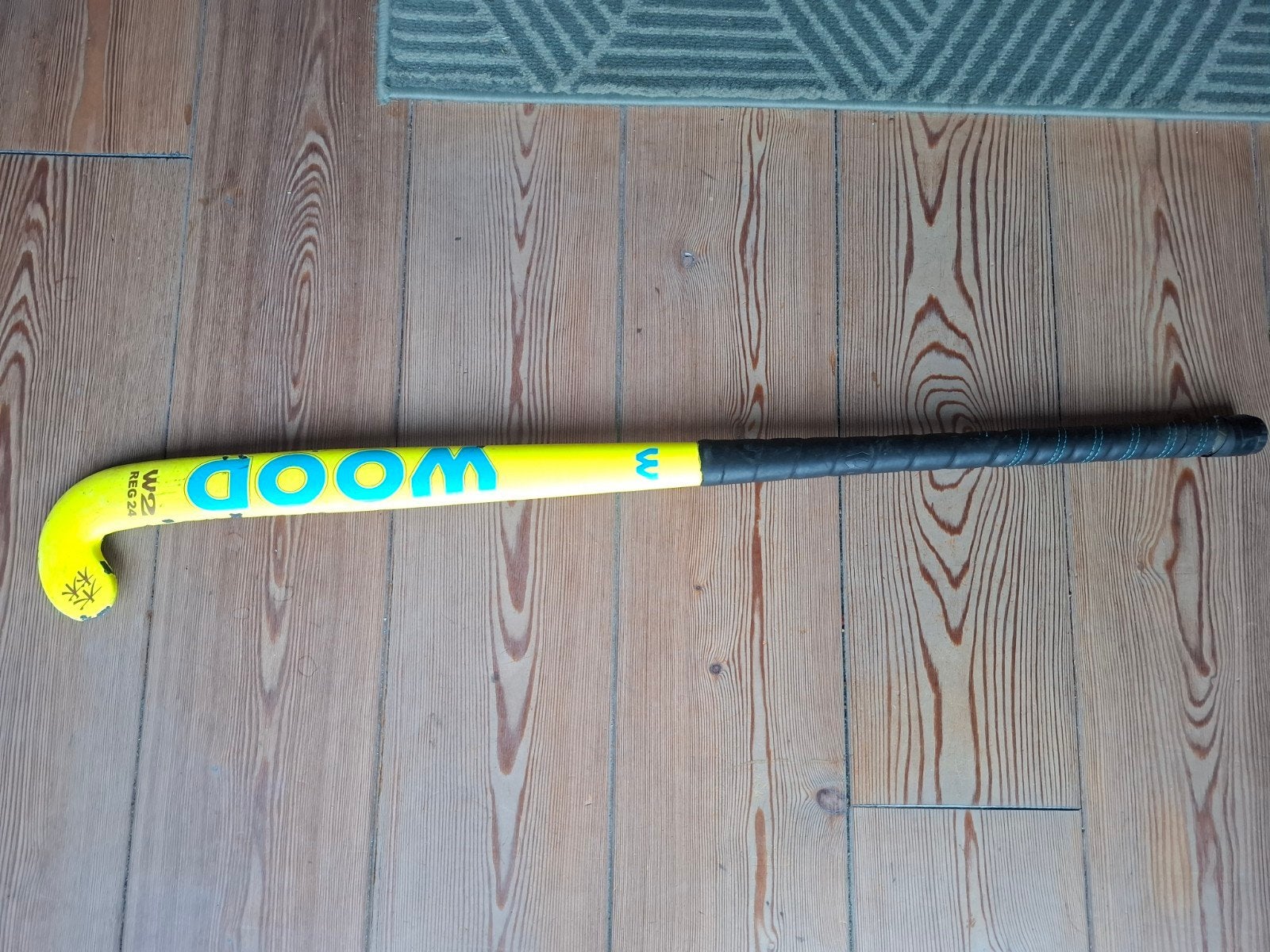 36,5 inch zaalhockey stick hockeystick indoor W2 50% carbon, Ophalen of Verzenden, Gebruikt, Stick