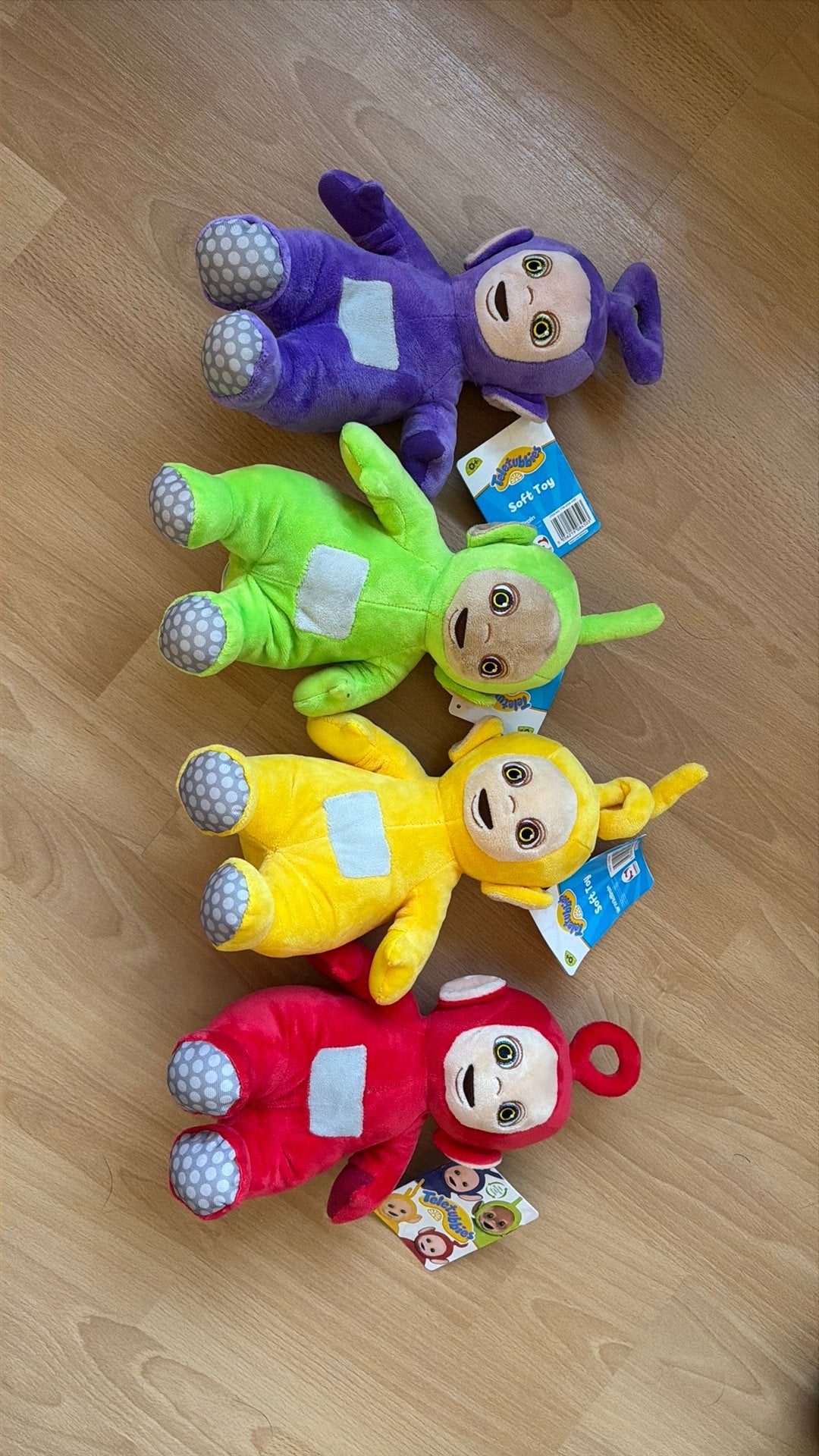 Teletubbie knuffels, Overige typen, Ophalen of Verzenden, Middelgroot (20 tot 80 cm), Met label
