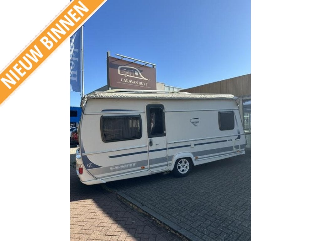 Fendt Bianco 465 SFB, Caravans en Kamperen, Caravans, Overige typen, Rondzit, Bedrijf, Kachel