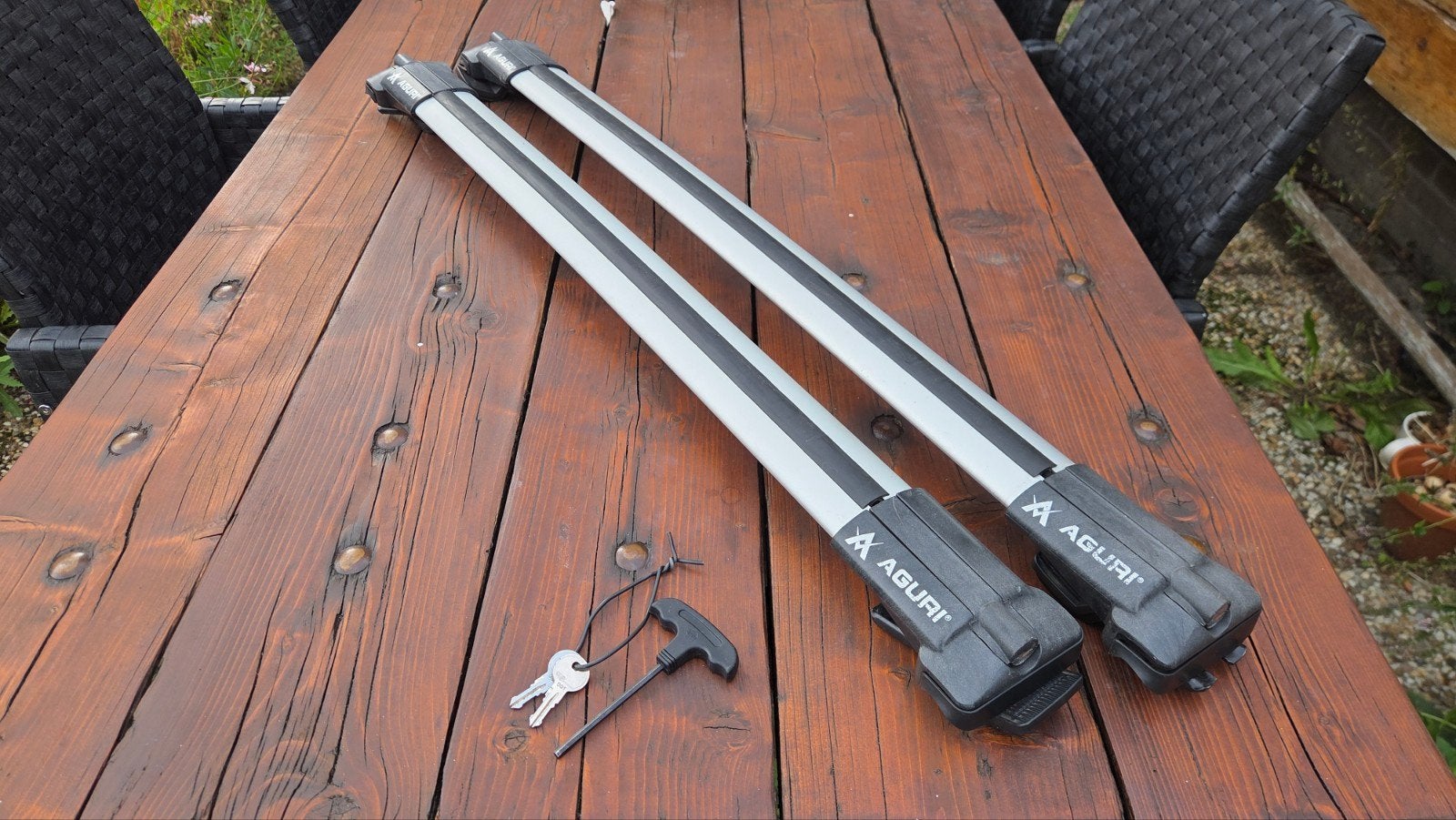 Aguri dakdragers Audi A4 B6/B7, Auto diversen, Dakdragers, Ophalen of Verzenden, Gebruikt