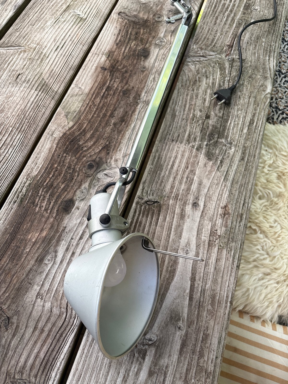 Artemide Tolomeo Micro Tafellamp - Aluminium, Metaal, Overige merken, Gebruikt, E14 (klein)