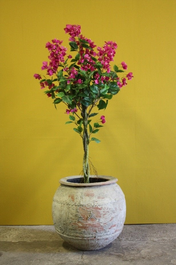 Stoere Oude Waterkruik Unieke Oosterse Vintage Pot XL Kruik, Overige kleuren, Nieuw, Ophalen of Verzenden, 50 cm