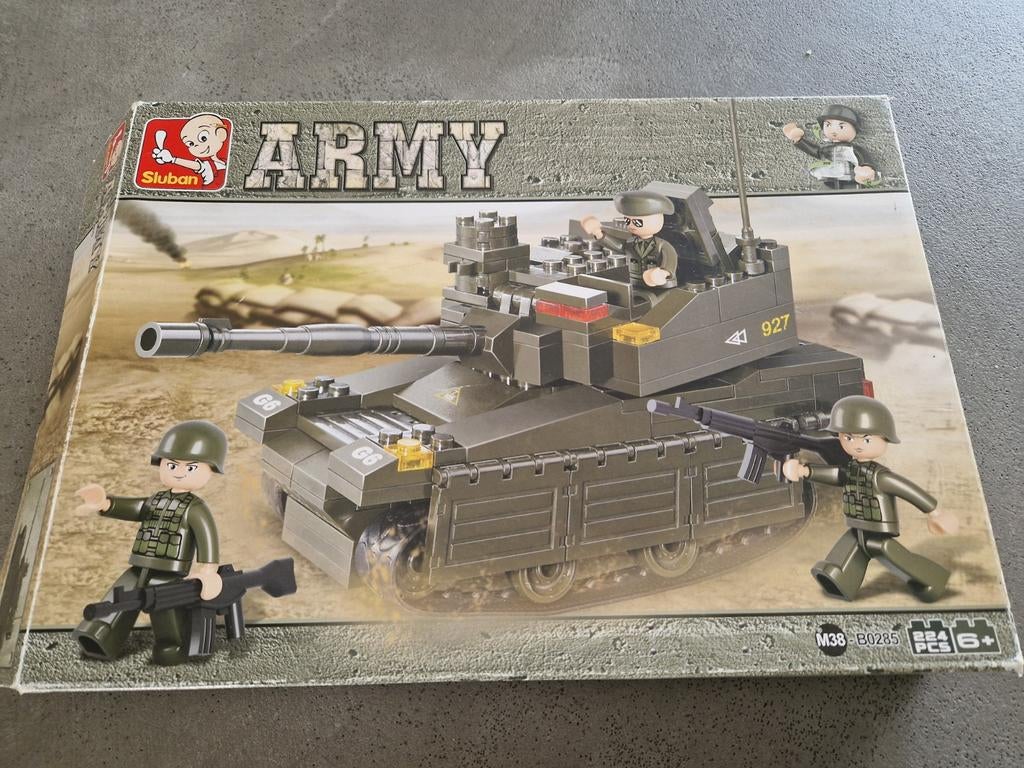 Sluban Army tank bouwset, Ophalen of Verzenden, Zo goed als nieuw, Overige merken