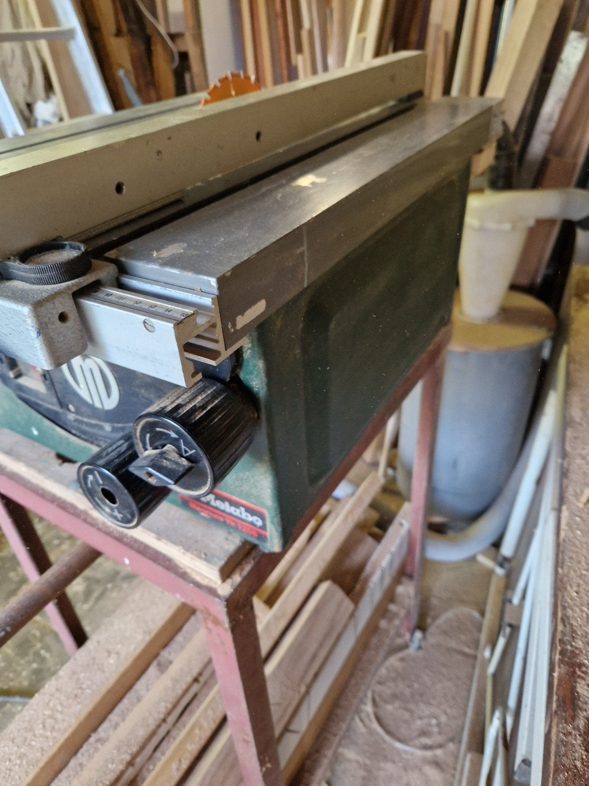 Metabo TK 1256 zaagtafel, Ophalen, Gebruikt, Cirkelzaag, 30 tot 70 mm