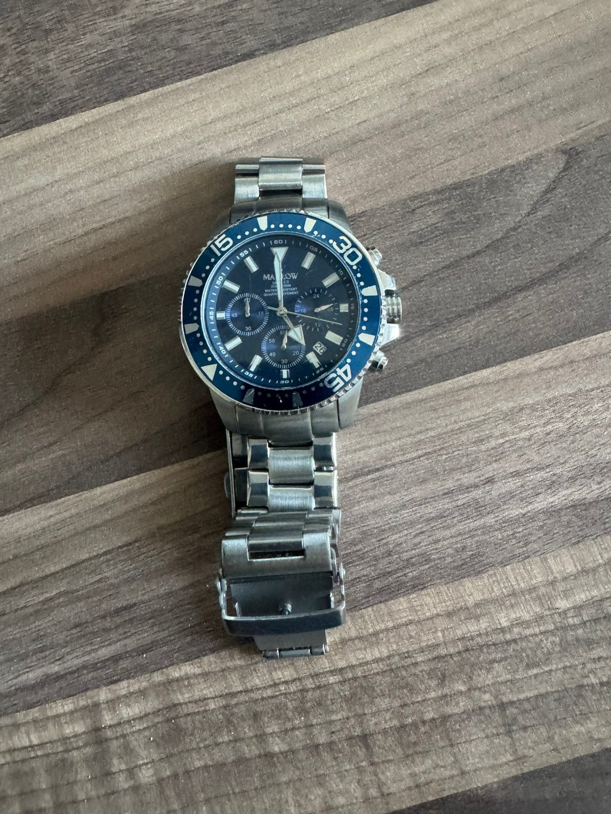 Herenhorloge, Ophalen, Zo goed als nieuw, Staal, Overige merken