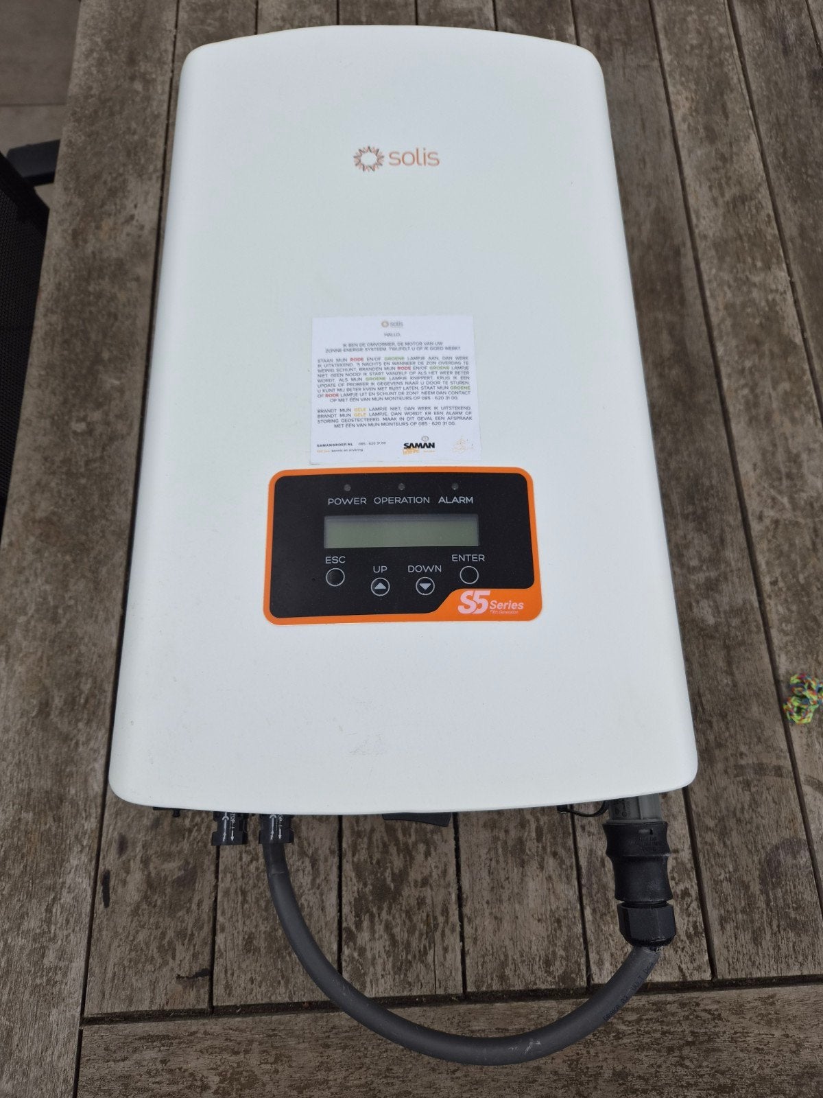 Solis S5 omvormer 3 kW S5-GR1P3K, Ophalen, Gebruikt