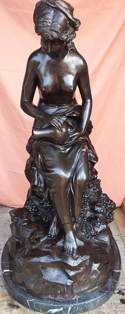 bronzen beeld Moreau, Ophalen
