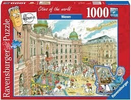 Wenen - Fleroux puzzel, Ophalen of Verzenden, 500 t/m 1500 stukjes, Zo goed als nieuw, Legpuzzel