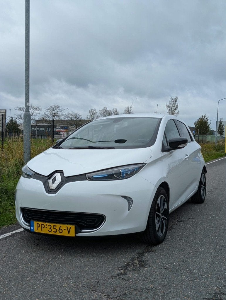 Renault ZOE R90 (2017) 41kwh - KOOPACCU SoH 82%, Auto's, Zwart, 58 pk, 135 min, Wit