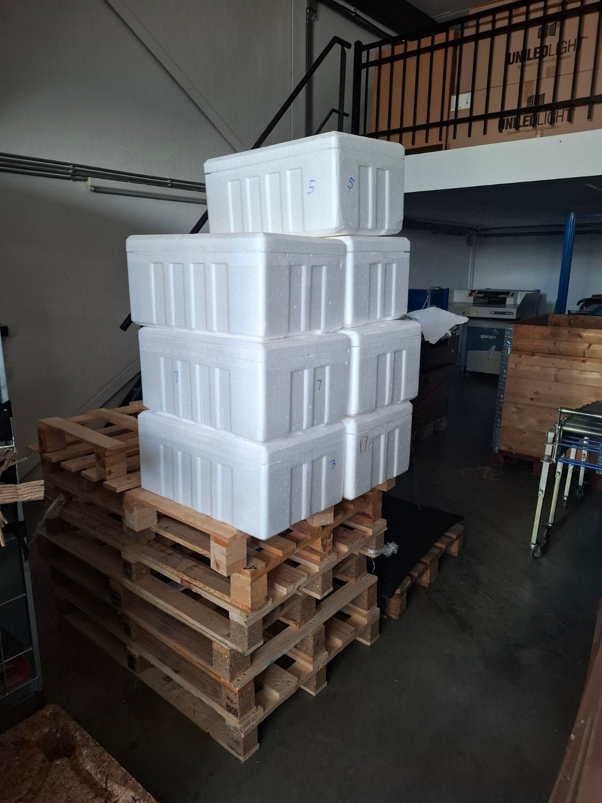 piepschuim box koelbox warmhoudbox EPS doos, Ophalen, Zo goed als nieuw, Doos, Minder dan 35 cm