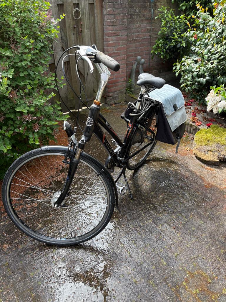 Trek T 300 Damesfiets met 14 versnellingen en fietstassen, Ophalen, Gebruikt, Overige merken, Versnellingen