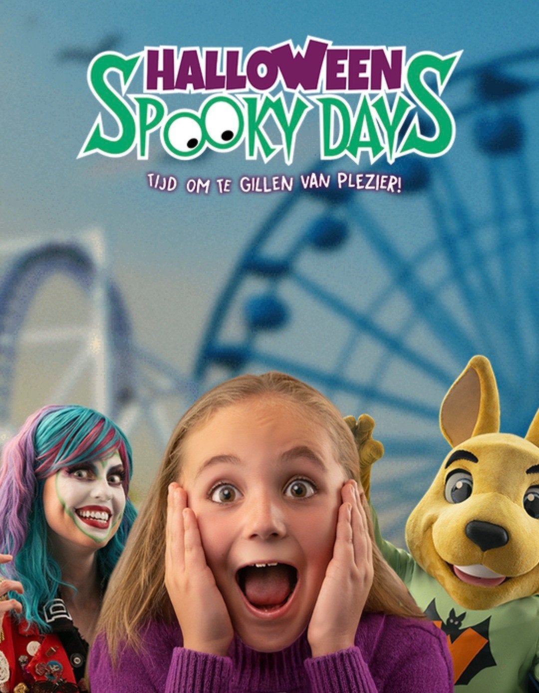1 Kaartje voor de Halloween Spooky Days bij Walibi, Eén persoon, Ticket of Toegangskaart