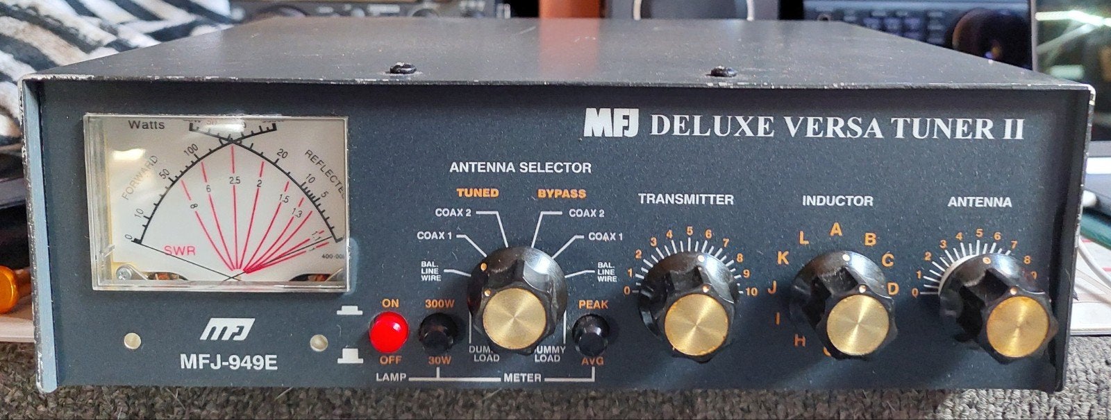 MFJ Deluxe Versa Tuner II MFJ-949E Antenne Tuner, Telecommunicatie, Ophalen of Verzenden, Gebruikt