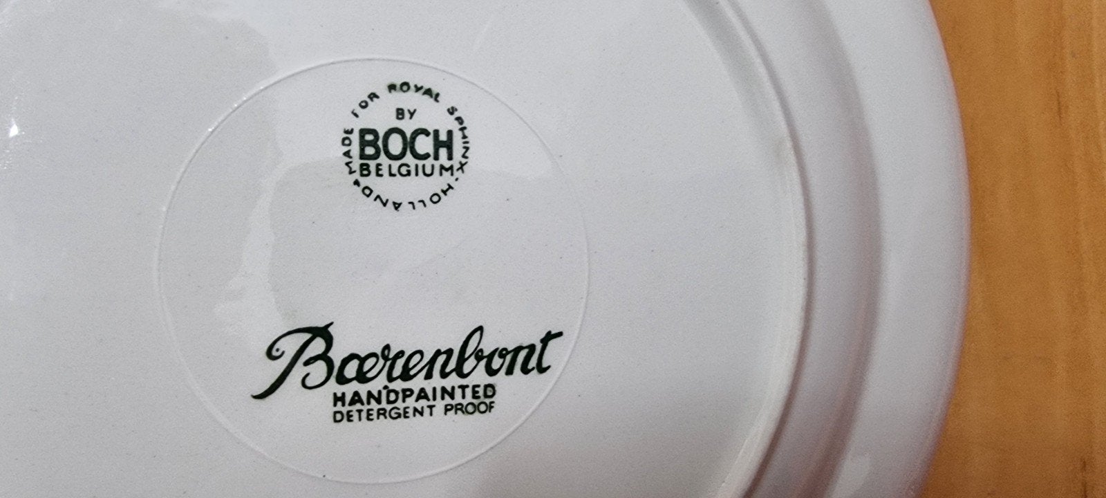 Boch Boerenbont borden set - 3 platte, 6 ontbijt, 6 diepe, Ophalen