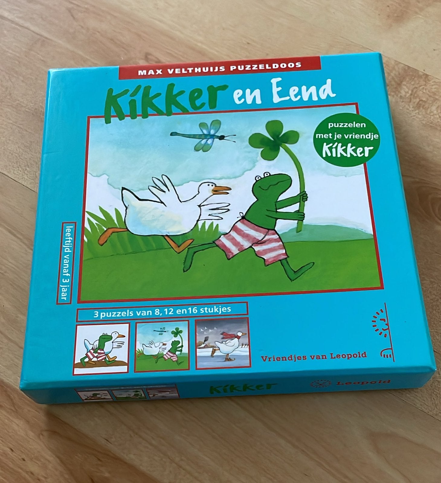 Kikker en Eend 3 x puzzel, Ophalen of Verzenden, Nieuw