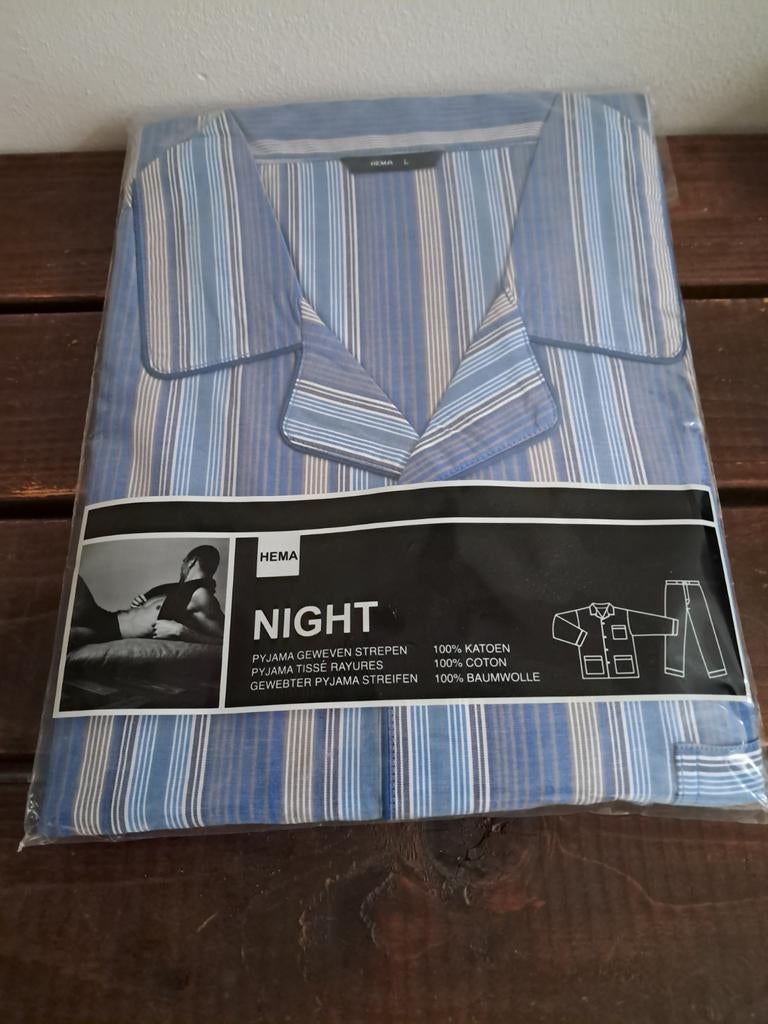 Nieuwe heren pyjama maat l., Ophalen of Verzenden, Nieuw