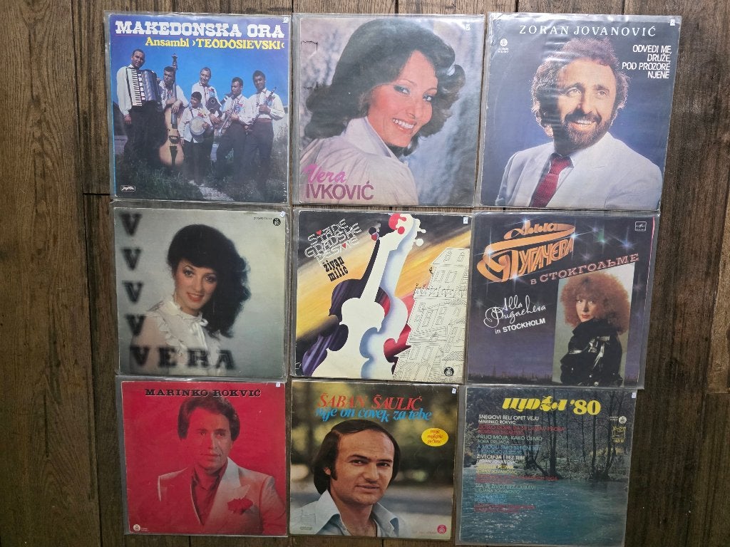 9 LP Pakket Jugoslavië Balkan Jugo-Pop, LP, Gebruikt, Balkan, Ophalen of Verzenden